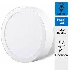 DAIRU - Panel Led Sobrepuesto Circular Blanco 12W Luz Fría