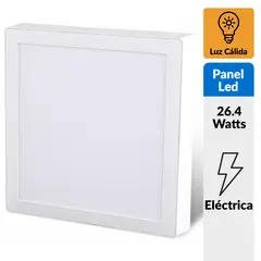 DAIRU - Panel led sobrepuesto Plástico Blanco