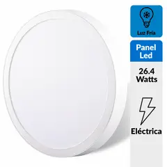 DAIRU - Panel led sobrepuesto Plástico Blanco