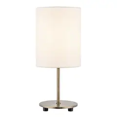 CASA BONITA - Pack 2 lámparas mesa New Niza Blanco 14x32.5 cm