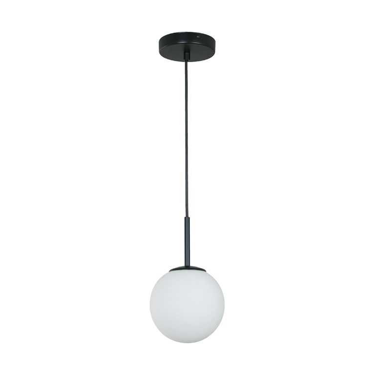 Lampara colgante Moscu 1 luz e27 negro