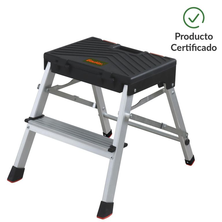 Escala De tijera Aluminio 65 cm 2 Peldaños