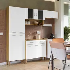 JUST HOME COLLECTION - Kit Mueble Cocina 220. 9 Cm New Quartz Blanco