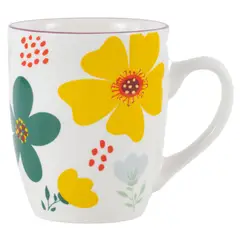JUST HOME COLLECTION - Mug 480 ml Porcelana Flores Picnic Multicolor