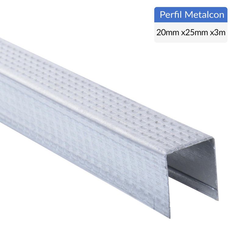 Metalcon Perfil AT Metal 20x25x0,5 mm 3 m