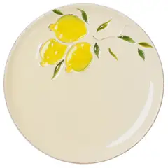 JUST HOME COLLECTION - Plato 26.4 cm Cerámica Limón Amarillo