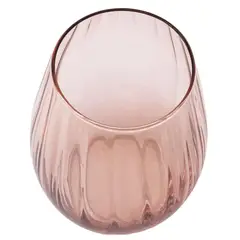 JUST HOME COLLECTION - Vaso Alto de Vidrio 530 ml Naranjo