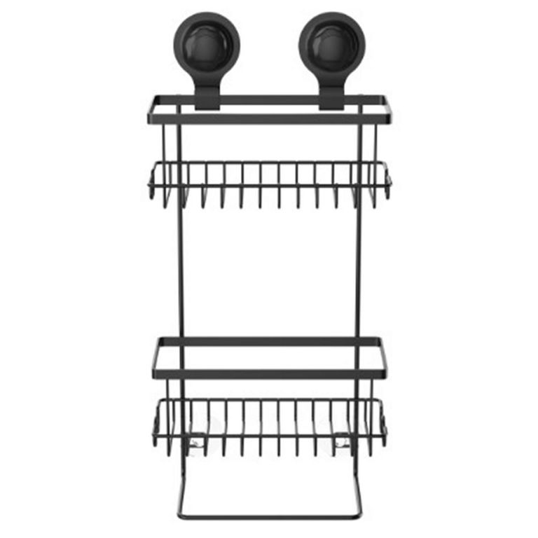 Organizador 2 niveles succión negro