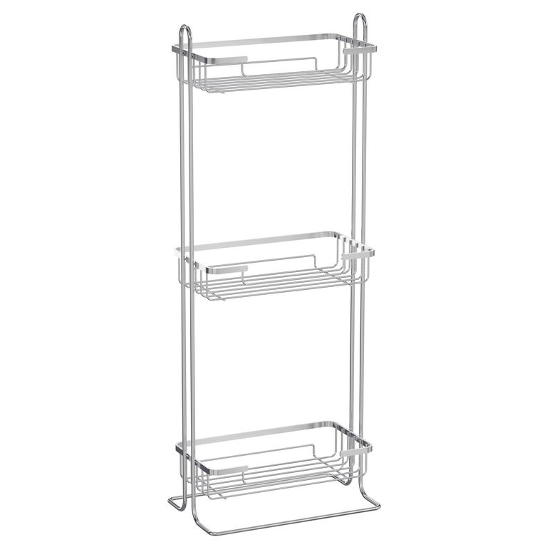 Organizador de baño 3 niveles cromado
