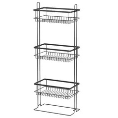 JUST HOME COLLECTION - Organizador piso 3 niveles negro