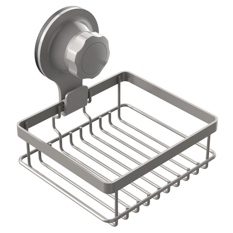 Organizador de ducha succión taupe