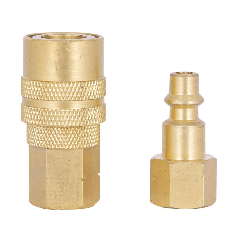 Acomple rápido 1/4" hembra 2 piezas