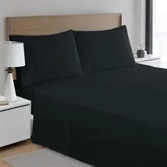 JUST HOME COLLECTION - Juego de Sábanas 180 Hilos 100% Algodón