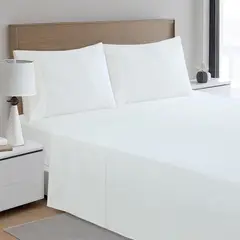 JUST HOME COLLECTION - Juego de Sábanas 180 Hilos 100% Algodón
