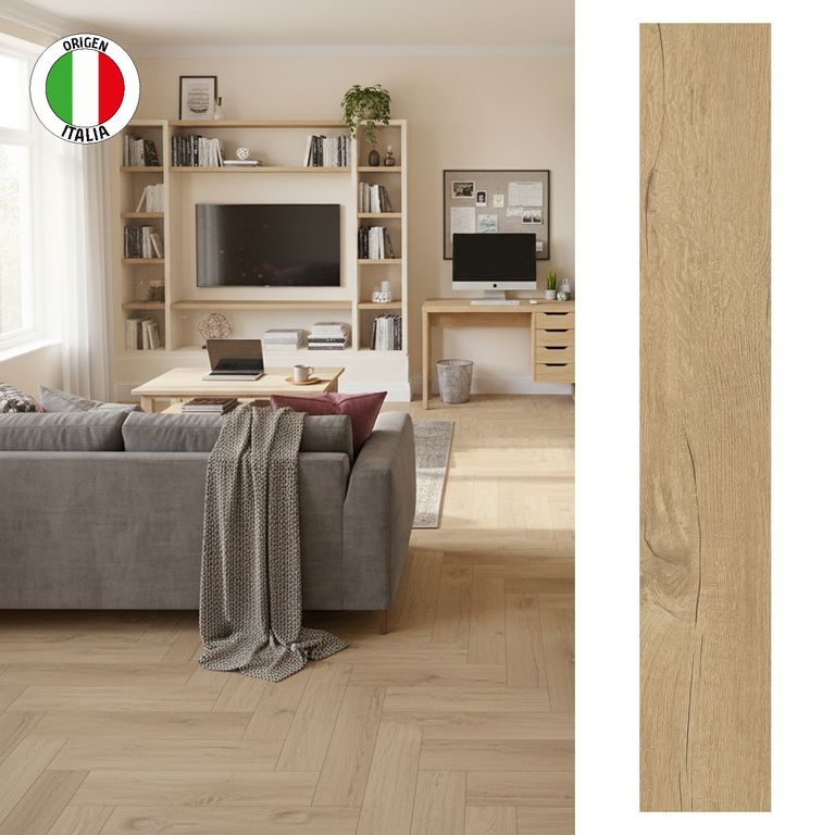 Porcelanato 20x120 cm Rovere Café 1.44 m2