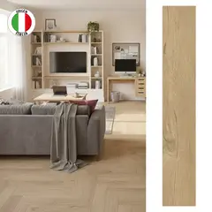LA FENICE - Porcelanato 20x120 cm Rovere Café 1.44 m2