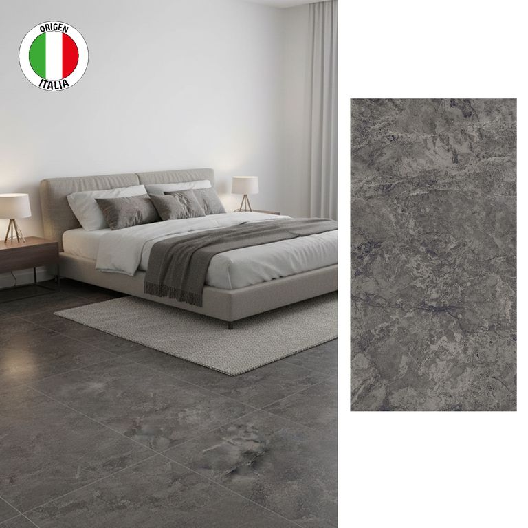 Porcelanato 60x120 cm Amazing Antracite Gris Oscuro 1.44 m2