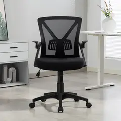 JUST HOME COLLECTION - Silla Escritorio Malla Negro 59X99X57 Cm