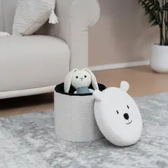 JUST HOME COLLECTION - Puff 30x30x30 cm Beige