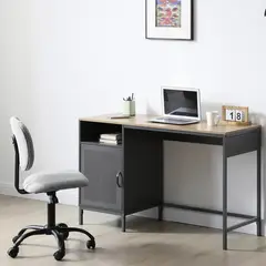 JUST HOME COLLECTION - Escritorio Assas Café/Gris 120x75x48 cm