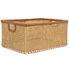 JUST HOME COLLECTION - Canasta Tejida 46x31x20 cm Natural