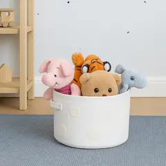 JUST HOME COLLECTION - Cesto organizador 29x29x19 cm Blanco