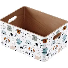 JUST HOME COLLECTION - Caja organizadora 23.5x16x33 cm Multicolor