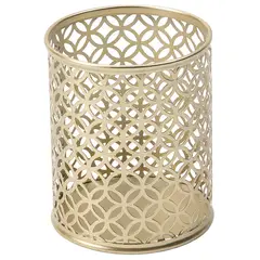 JUST HOME COLLECTION - Portalápices 10x8 cm dorado metálico