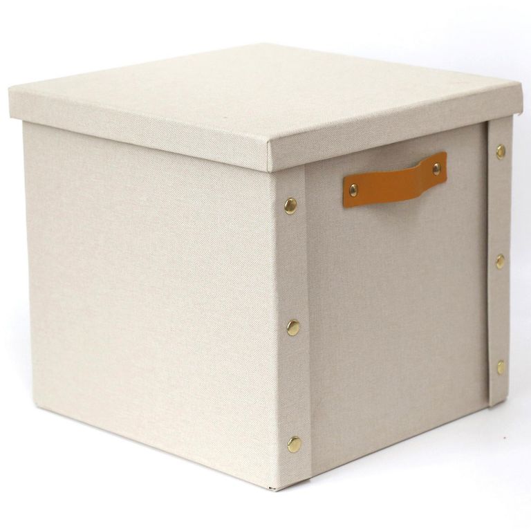 Caja plegable con tapa 30x30x28 cm