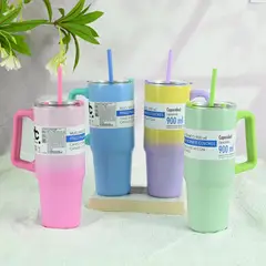 JUST HOME COLLECTION - Mug Térmico 900 ml Azul/Verde/Amarillo/Rosa