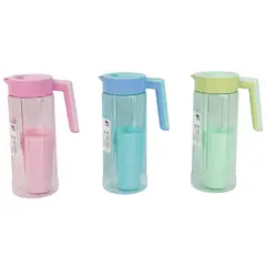 JUST HOME COLLECTION - Jarra + 4 Vasos de Plástico 2200 ml280 ml Rosado Rosado