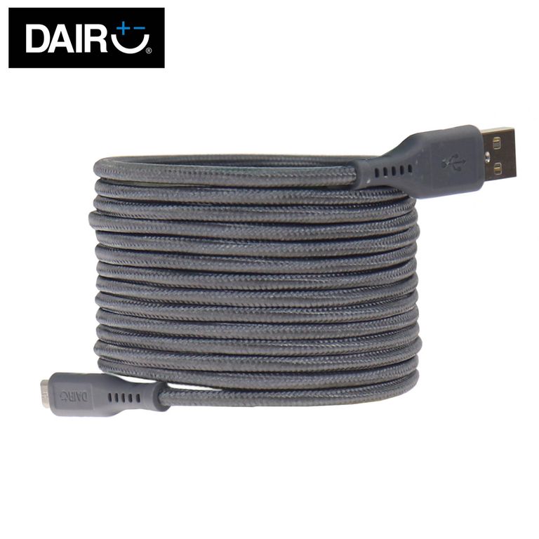 Cable tipo USB-A a Micro de 3 metros
