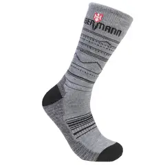 UBERMANN - Calcetin lana gris 3 pares