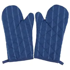 JUST HOME COLLECTION - Set 2 Guantes de Cocina azul/blanco