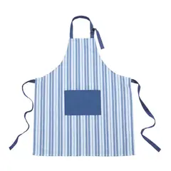 JUST HOME COLLECTION - Delantal x Azul/Blanco