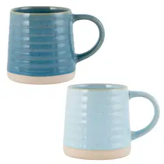 JUST HOME COLLECTION - Mug 400 ml Cerámica Liso Colores Surtidos