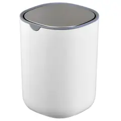 CASA BONITA - Basurero 1.5 Litros Plástico Blanco