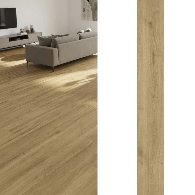Piso Laminado Kiwi Delight 5,5mm Resistente al Agua 2,4m2