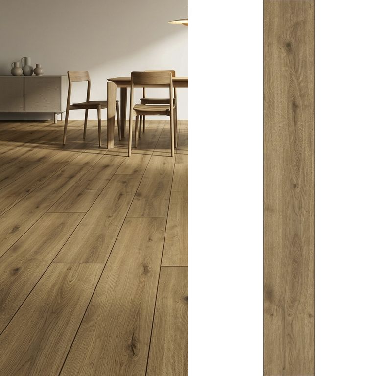 Piso Laminado Kiwi Sunset 5,5mm Resistente al Agua 2,4m2