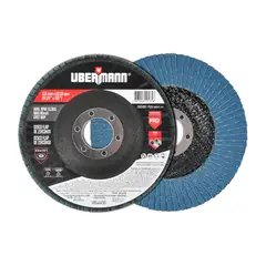 UBERMANN - Disco Flap metal 4 1/2" Grano 80 zirconio
