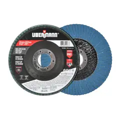 UBERMANN - Disco Flap metal 4 1/2" Grano 120 zirconio