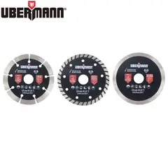 UBERMANN - Set 3 discos Diamantados 4 1/2"
