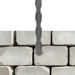 BAUKER - Broca para concreto 12mm hexagonal