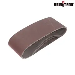 UBERMANN - Lijas de Banda 3x18" Grano 100 3Unidades