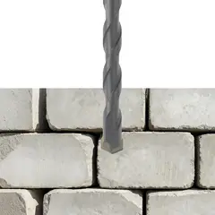 BAUKER - Broca para concreto 10mm hexagonal