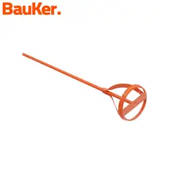 BAUKER - Mezclador de pintura, morteros y adhesivos para taladro 13mm