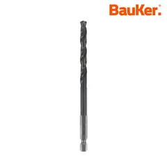 BAUKER - Broca para metal 6mm HSS Hexagonal