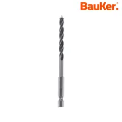 BAUKER - Broca para madera 5mm hexagonal