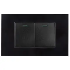 HALUX - Interruptor Teclon Doble Andromeda B