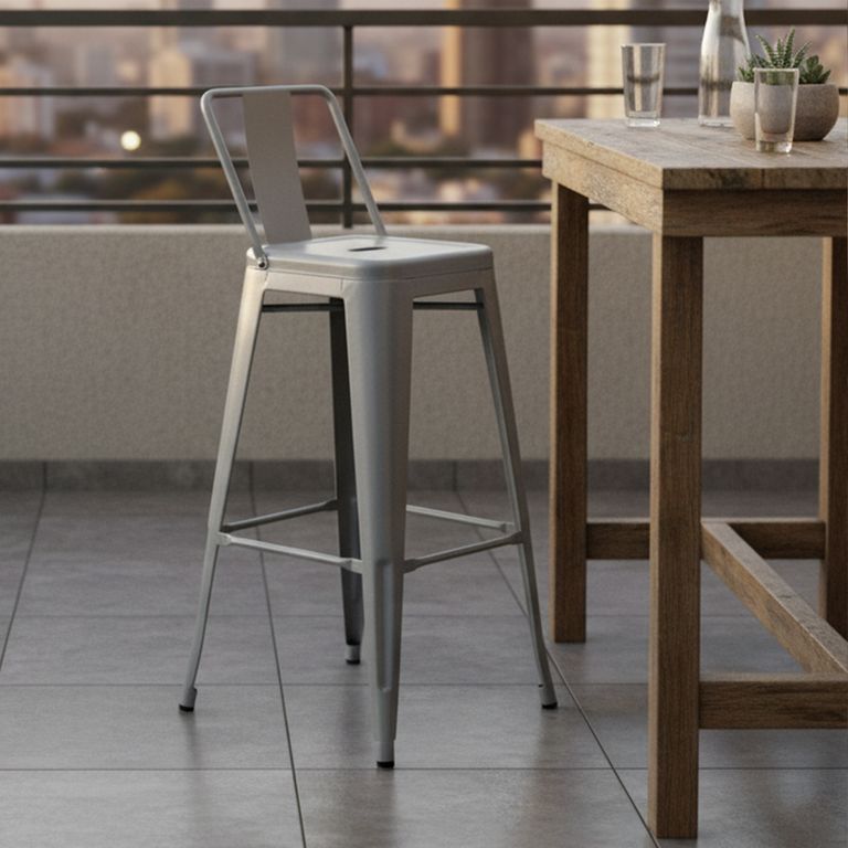 Taburete Tolix Café 101x44.5x43.5 cm